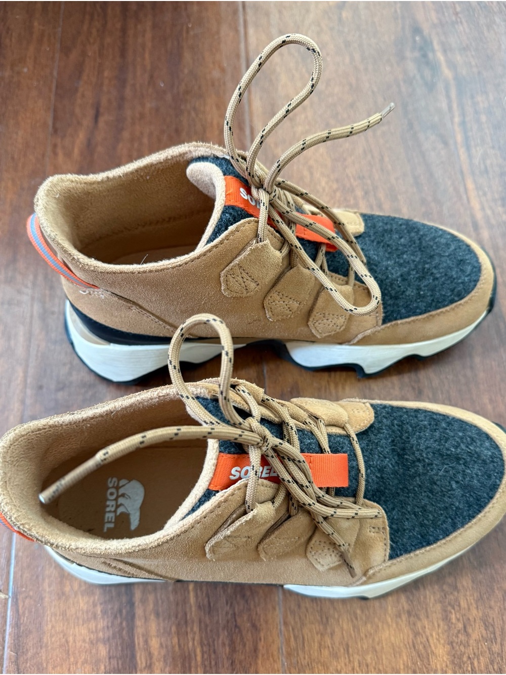 Sorel Kinetic™ Impact Caribou Waterproof sneaker bootie size 8